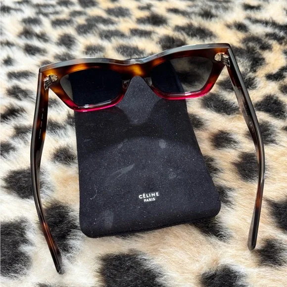 CELINE Havana Pink Sunglasses 3 Dots Eyeglasses CELINE Bold 3 dots CL50086I 072 51-20 Havana in stock main image 4